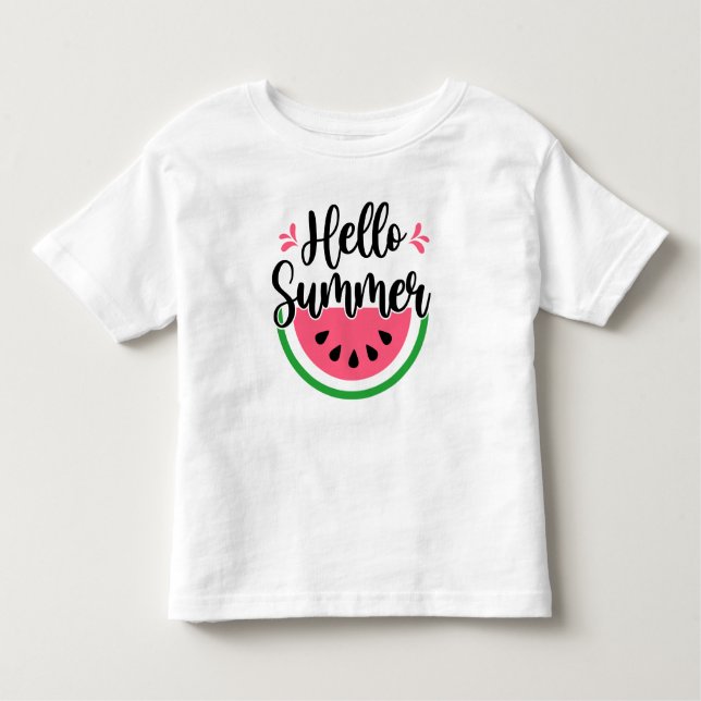 Camiseta Infantil Olá Summer Watermelon (Frente)