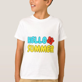 Camiseta Infantil Olá Verão