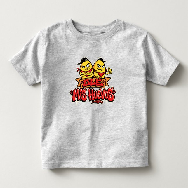 Camiseta Infantil Ole meus ovos 2 (Frente)