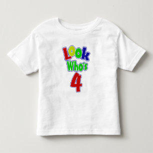 Camiseta Infantil Olha quem tem 4