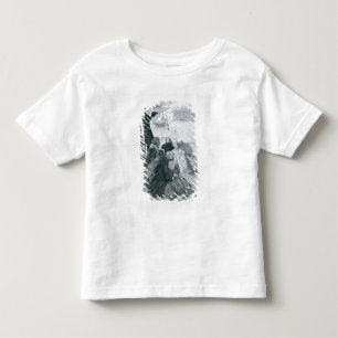 Camiseta Infantil Olhando a luta na ilustração do monte de depósi