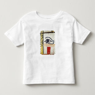 Camiseta Infantil Olho de Wedjat, detalhe do cobrir do sarcófago de