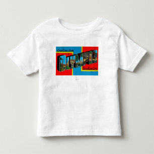 Camiseta Infantil Olympia, Washington - grandes cenas 2 da letra