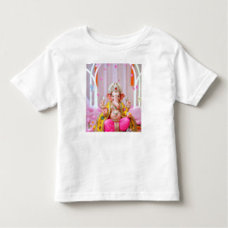 Camiseta Infantil ✨ Om Ganesh - Símbolo divino da Sabedoria e Prospe