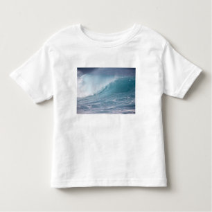 Camiseta Infantil Onda azul caindo, Maui, Havaí, EUA 2