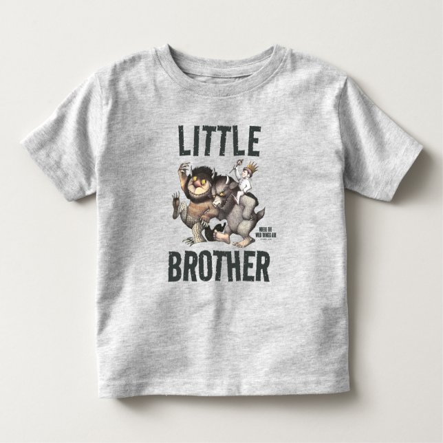 Camiseta Infantil Onde estão as coisas selvagens | Little Brother (Frente)