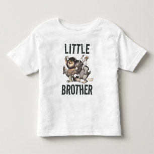 Camiseta Infantil Onde Vivem os Monstros Irmão Mais Novo