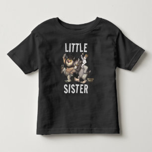 Camiseta Infantil Onde Vivem os Monstros Irmãzinha
