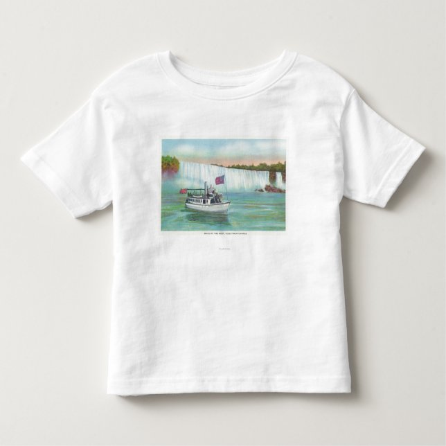 Camiseta Infantil Opinião a empregada doméstica do barco da névoa (Frente)