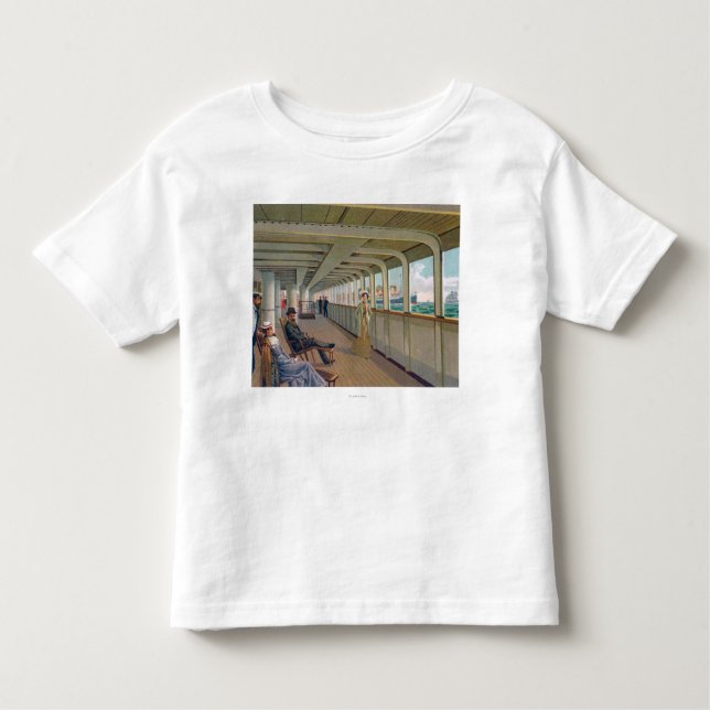 Camiseta Infantil Opinião a Patricia, linha da plataforma de (Frente)