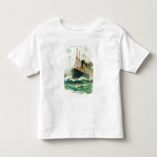 Camiseta Infantil Opinião a Patricia no mar, Hamburgo-América (Frente)