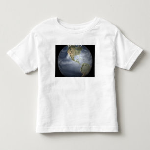 Camiseta Infantil Opinião completa da terra que mostra o vapor de