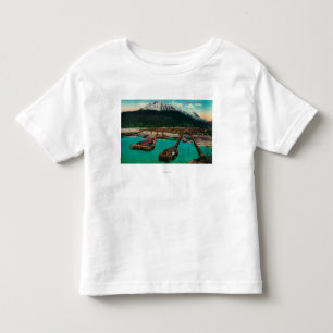 Camiseta Infantil Opinião da cidade de Skagway, AlaskaSkagway, AK