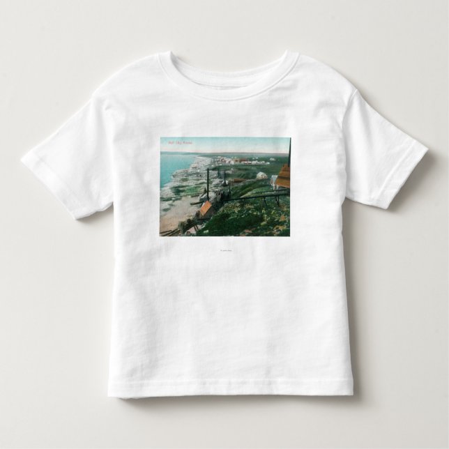 Camiseta Infantil Opinião da cidade e cidade de WaterfrontBluff, AK (Frente)