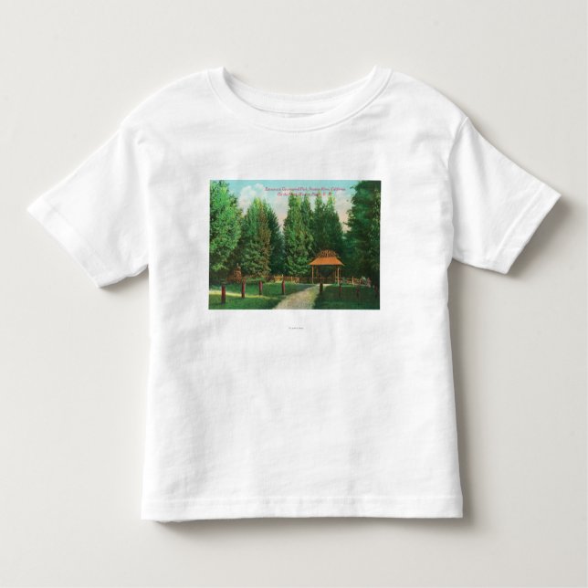 Camiseta Infantil Opinião da entrada a Guernewood ParkGuernewood, CA (Frente)