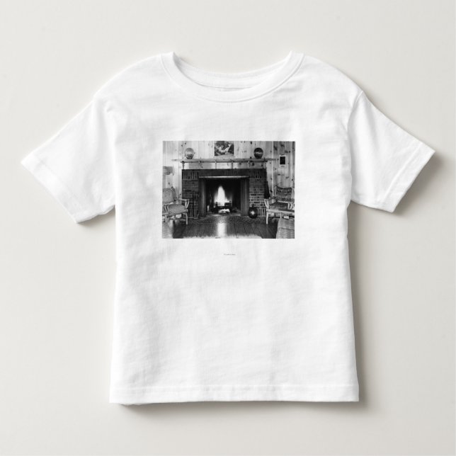 Camiseta Infantil Opinião da entrada de Regan do hotel de Florença, (Frente)