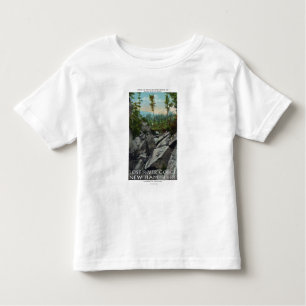 Camiseta Infantil Opinião da entrada de um desfiladeiro Glacial