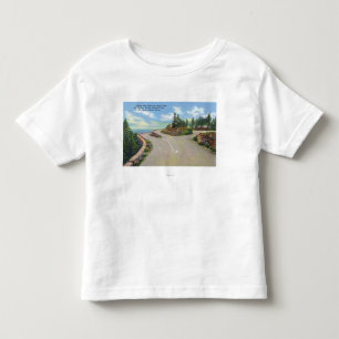 Camiseta Infantil Opinião da estrada da plataforma do dobro da