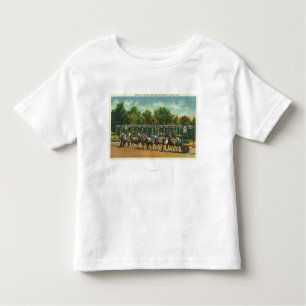 Camiseta Infantil Opinião da linha de partida do autódromo de