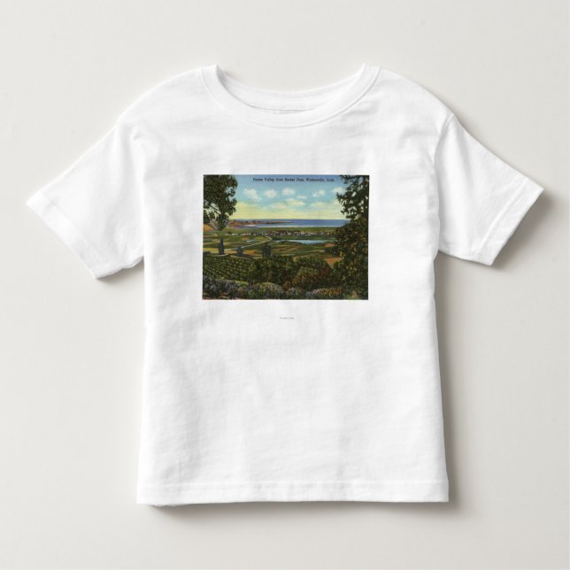 Camiseta Infantil Opinião da passagem de Hecker do vale de Pajaro (Frente)