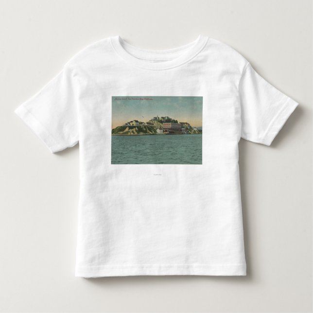 Camiseta Infantil Opinião da prisão de San Francisco, ilha de (Frente)