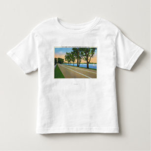 Camiseta Infantil Opinião da rota 5 de Hwy do lago Seneca
