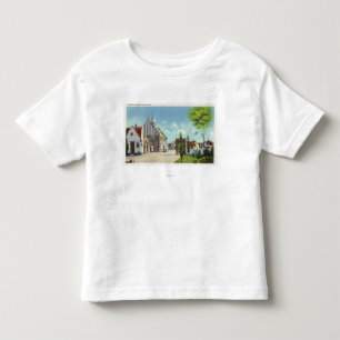 Camiseta Infantil Opinião da rua da vila dinamarquesa