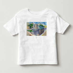 Camiseta Infantil Opinião da rua de Tremont os reis Capela