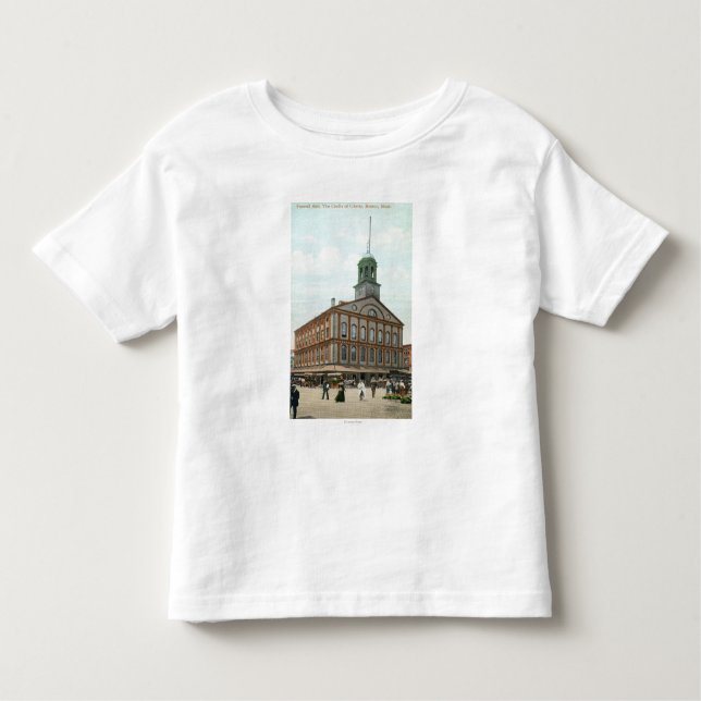 Camiseta Infantil Opinião da rua o Faneuil Salão (Frente)