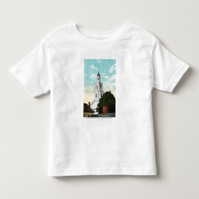 Camiseta Infantil Opinião da torre do senhor Christopher Wren (Frente)