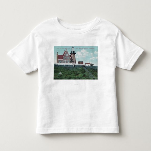 Camiseta Infantil Opinião de Landhouse do farol sul (Frente)