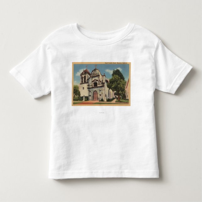 Camiseta Infantil Opinião de Monterey, Califórnia de Presido real (Frente)