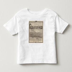 Camiseta Infantil Opinião de olho de pássaro de residências da