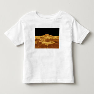 Camiseta Infantil opinião de perspectiva 3D de Maat Mons em Venus