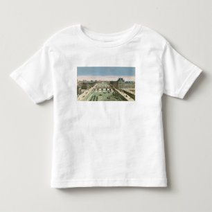 Camiseta Infantil Opinião de perspectiva de Paris do Pont real