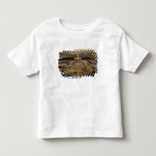 Camiseta Infantil Opinião de perspectiva do castelo
