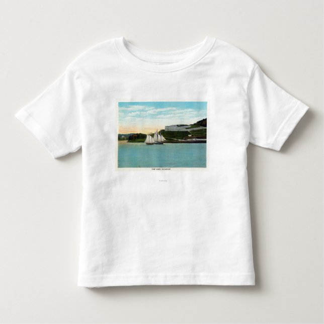 Camiseta Infantil Opinião do beira-rio do forte Knox (Frente)