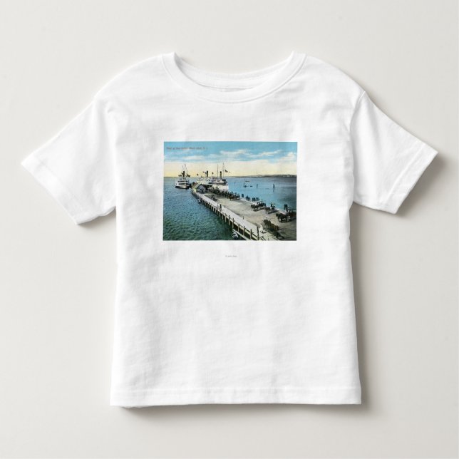 Camiseta Infantil Opinião do cais no porto novo (Frente)