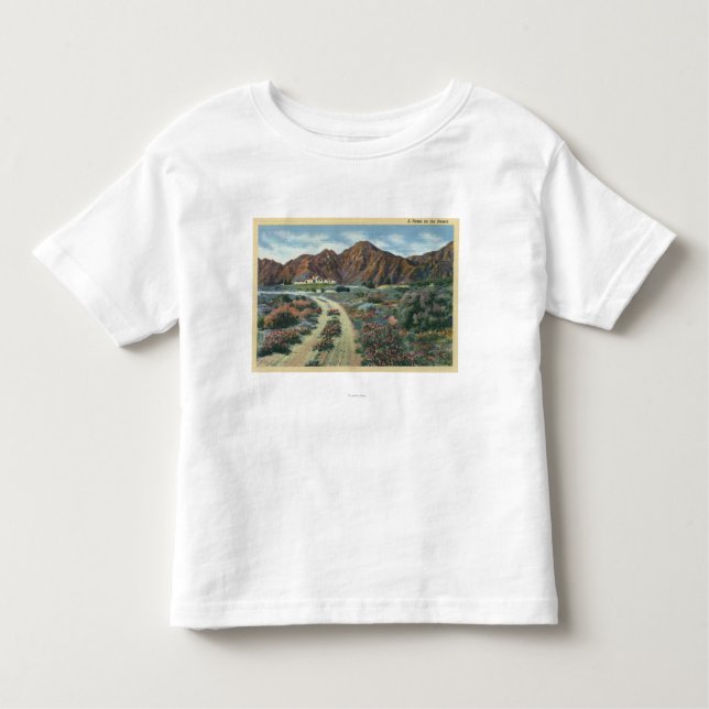 Camiseta Infantil Opinião do deserto de CaliforniaScenic da (Frente)