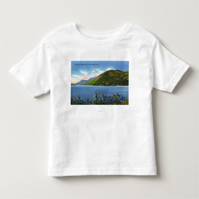 Camiseta Infantil Opinião do lago da montanha do pulo dos cervos (Frente)
