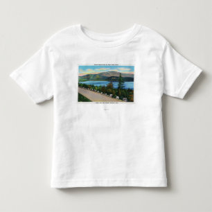 Camiseta Infantil Opinião do lago eagle da estrada do Mt do cadilla