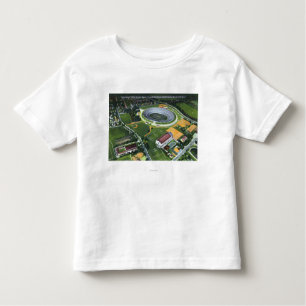 Camiseta Infantil Opinião do leste do parque da rocha do jardim de