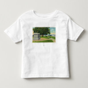 Camiseta Infantil Opinião do monte de Coles do monumento do enterro