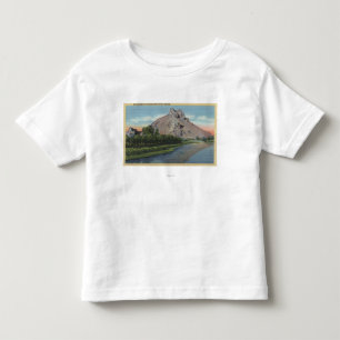 Camiseta Infantil Opinião do montículo & do rio de Malheur, Oregon