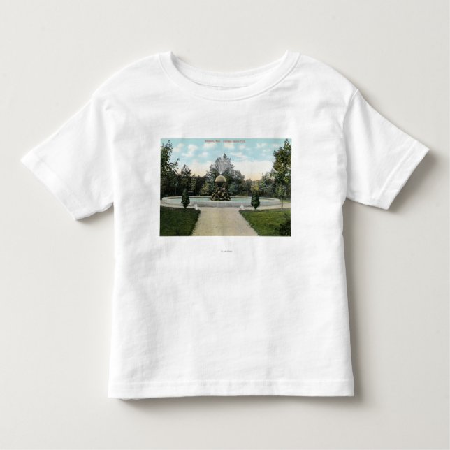 Camiseta Infantil Opinião do parque de Capron da fonte (Frente)