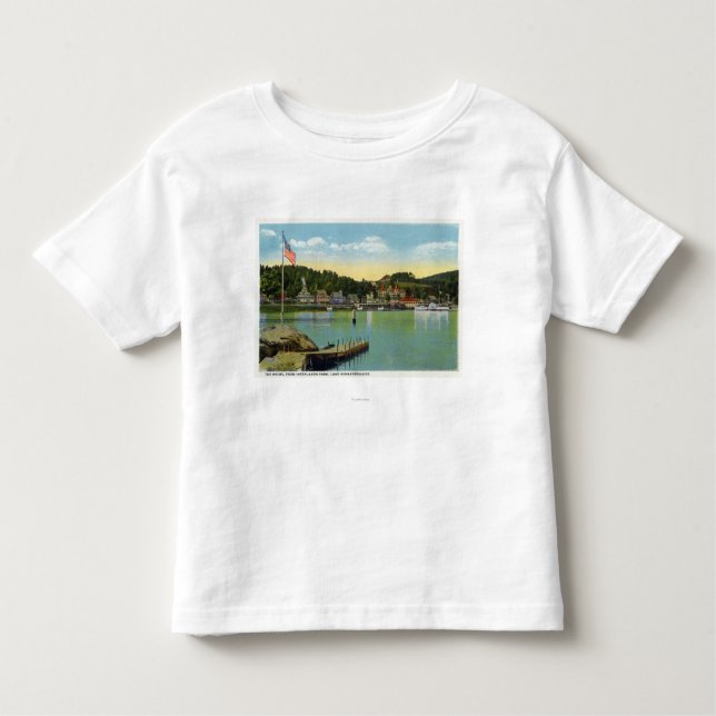 Camiseta Infantil Opinião do parque de Interlaken dos Weir (Frente)