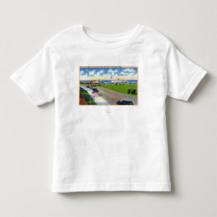 Camiseta Infantil Opinião do parque do oceano dos barcos que chegam