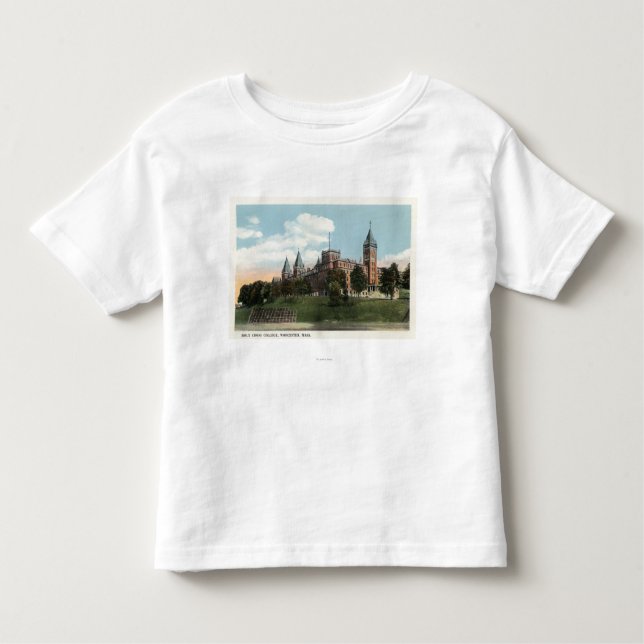 Camiseta Infantil Opinião do terreno da faculdade transversal (Frente)
