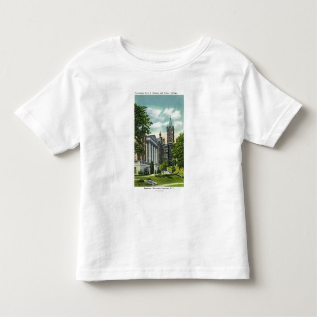 Camiseta Infantil Opinião do terreno de Siracusa U que mostra a (Frente)