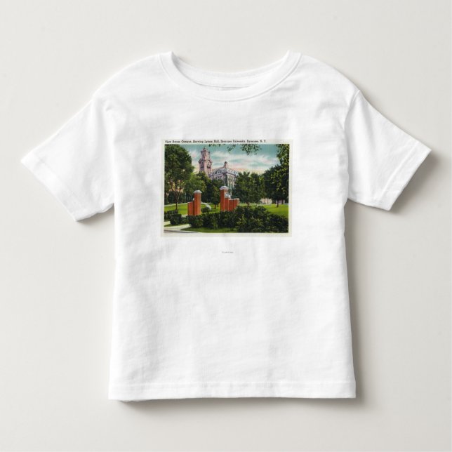 Camiseta Infantil Opinião do terreno de Siracusa U que mostra Lyman (Frente)